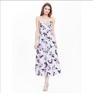 Banana Republic | Floral Pintuck Dress